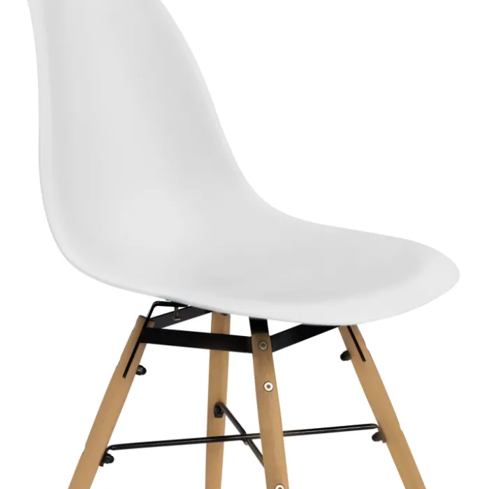 Lot de 6 chaises style scandinave 4 couleurs