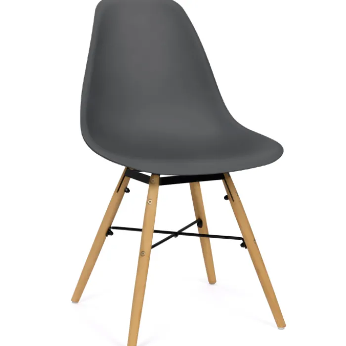 Lot de 6 chaises style scandinave 4 couleurs