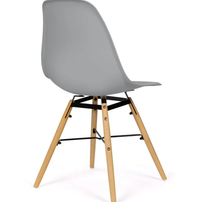 Lot de 6 chaises style scandinave 4 couleurs