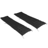 Lot de 2 coussins de transat noirs universels 180 cm