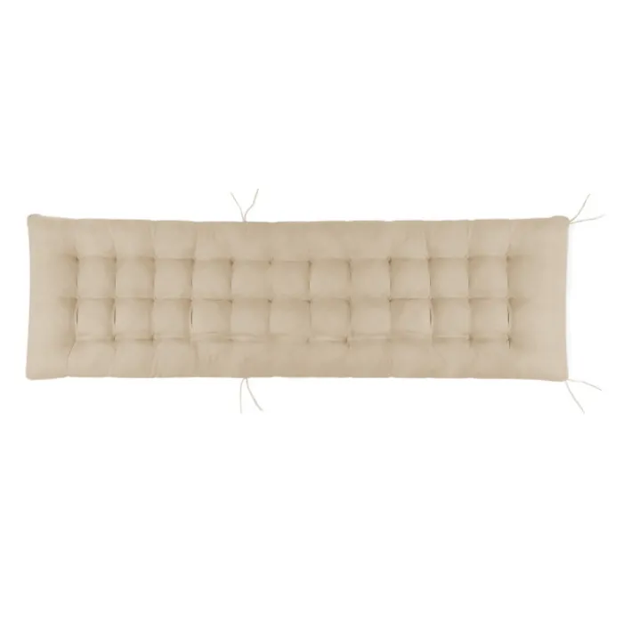 Lot de 2 coussins universels de transat 180 cm beige