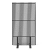 Lot de 2 paravents extérieurs ajourés claustra décoratif 80 x 150 cm métal gris anthracite