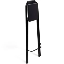 Lot de 4 tabourets hauts pliants noirs