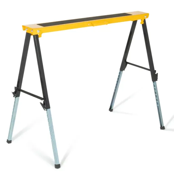 Lot de 2 tréteaux pliables avec plateau antiglisse