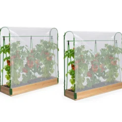 Lot de 2 tunnels à tomates 1,20 m
