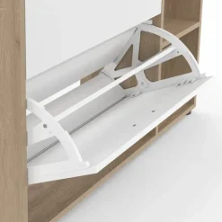 Meuble à chaussures 2 portes avec étagère
