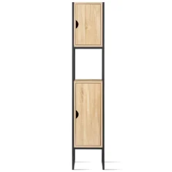 Meuble colonne salle de bain style industriel