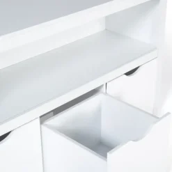 Meuble de rangement pour enfant 3 tiroirs bois blanc