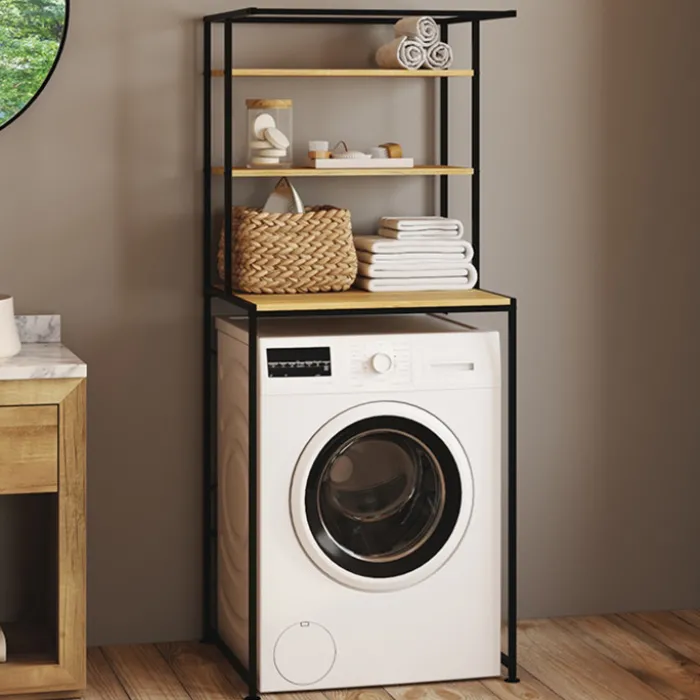 Meuble dessus machine à laver design industriel