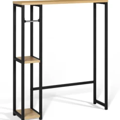 Meuble dessus WC industriel bois et métal