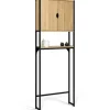 Meuble toilette industriel bois et métal