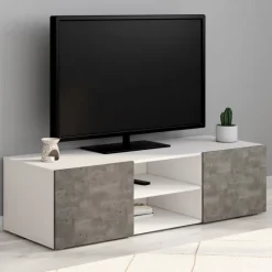 Meuble TV effet béton