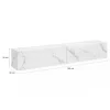 Meuble TV suspendu 2 portes bois effet marbre 180 cm