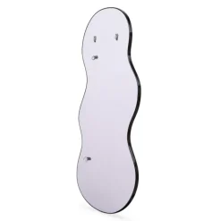 Miroir organique contour noir 45 x 100 cm
