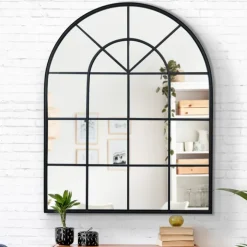 Miroir verrière en arche 80 x 100 cm