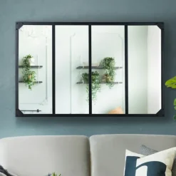 Miroir verrière style industriel