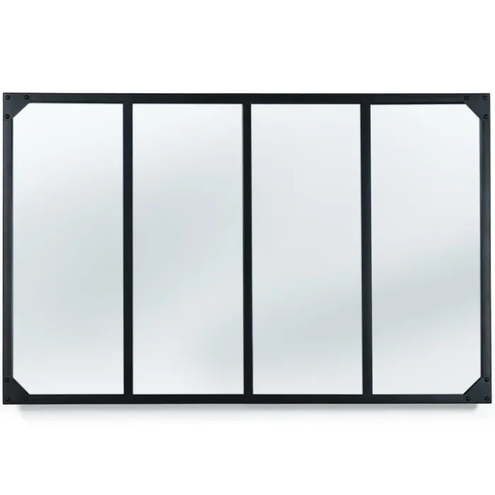 Miroir verrière style industriel