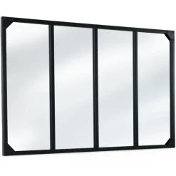 Miroir verrière style industriel