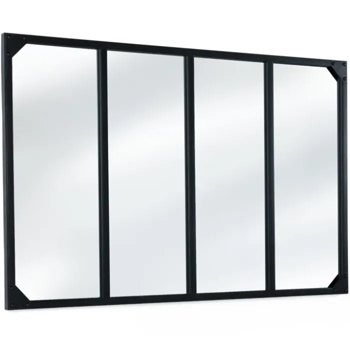Miroir verrière style industriel