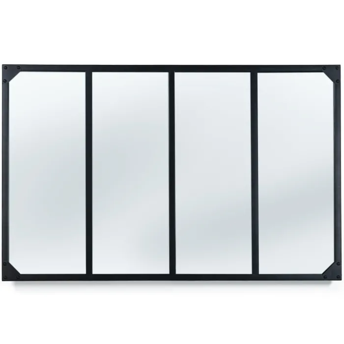 Miroir verrière style industriel