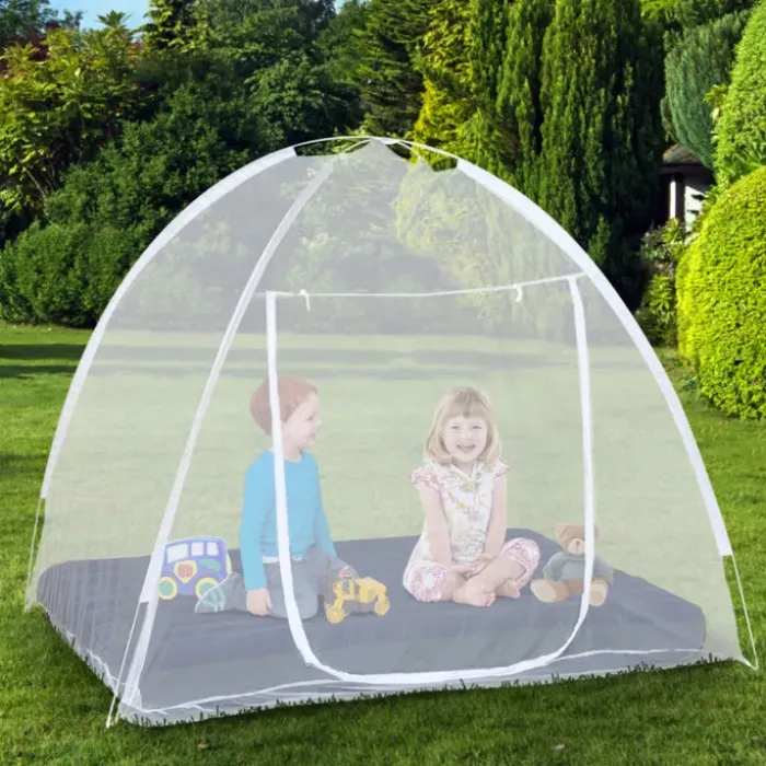Moustiquaire lit dôme pop-up 195x150 cm