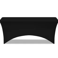 Nappe rectangulaire extensible noire
