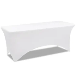Nappe rectangulaire extensible blanche
