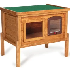 Niche en bois pour chat