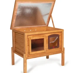 Niche en bois pour chat
