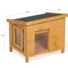 Niche en bois pour chat