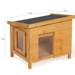 Niche en bois pour chat