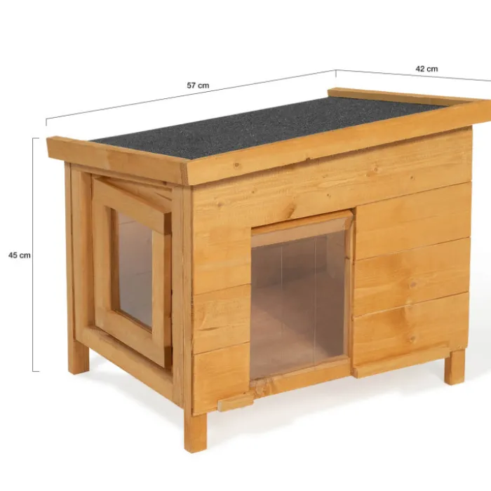 Niche en bois pour chat