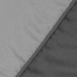 Pack couette oreiller 220x240 cm bicolore gris clair et foncé
