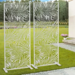 Panneau décoratif universel 150 x 50 CM PALM gris clair