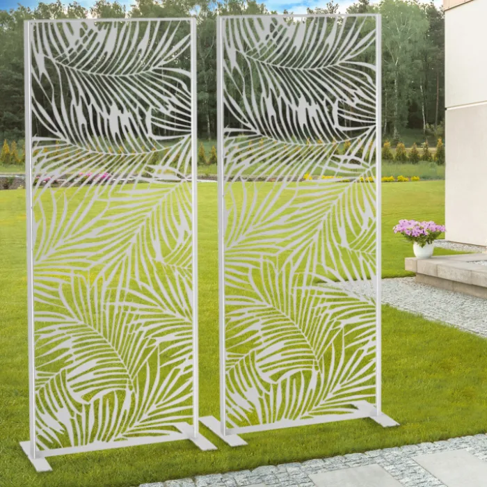 Panneau décoratif universel 150 x 50 CM PALM gris clair