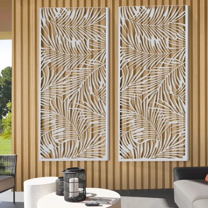 Panneau décoratif universel 150 x 50 CM PALM gris clair