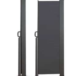Paravent rétractable 4m gris