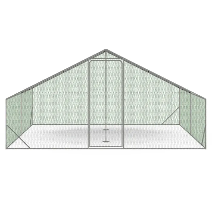 Parc à poules grillagé 16 m²
