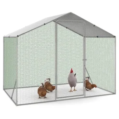Parc à poules grillagé 3 m²