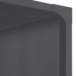 Pergola coulissante gris anthracite 2 pans 3x3 M