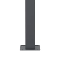 Pergola gris anthracite 3x4M avec auvent et toit réglable