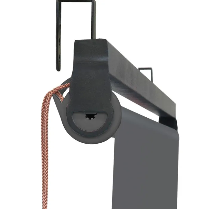 Pergola lames orientables et stores gris anthracite