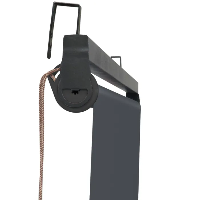 Pergola 3x3 m toit rétractable gris anthracite et stores enrouleurs