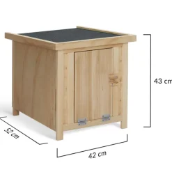 Pondoirs en bois pour poules avec fond