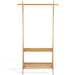 Portant vêtements en bambou