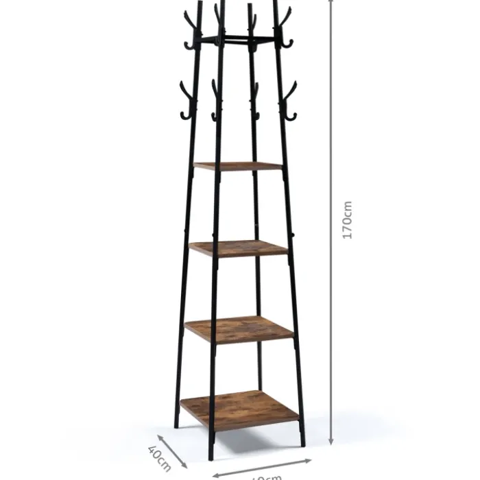 Porte-manteau industriel sur pieds