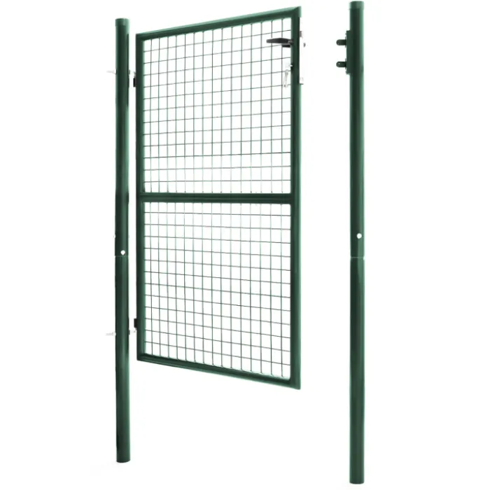 Portillon vert jardin en acier 105 x 125 cm
