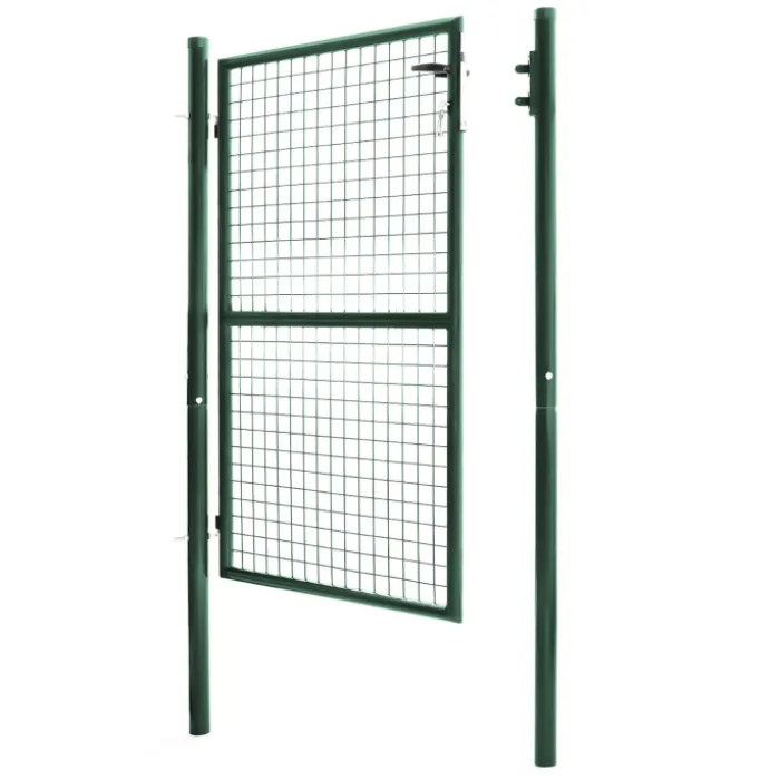Portillon vert jardin en acier 105 x 150 cm