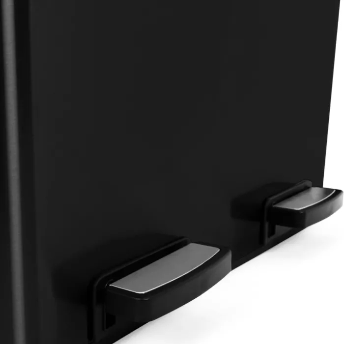 Poubelle de cuisine 2x30L seaux amovibles avec pédales