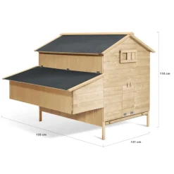 Poulailler XXL avec pondoir
